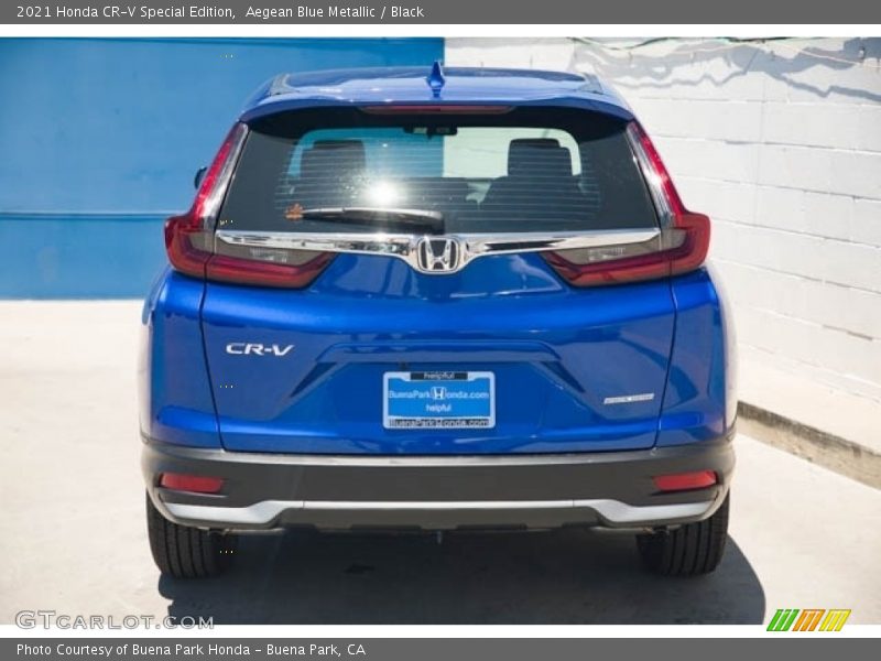 Aegean Blue Metallic / Black 2021 Honda CR-V Special Edition