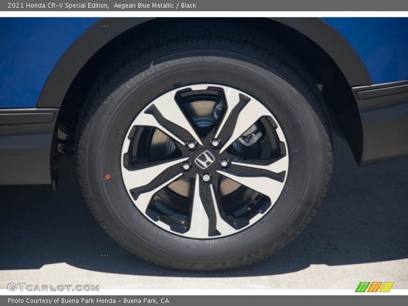 Aegean Blue Metallic / Black 2021 Honda CR-V Special Edition