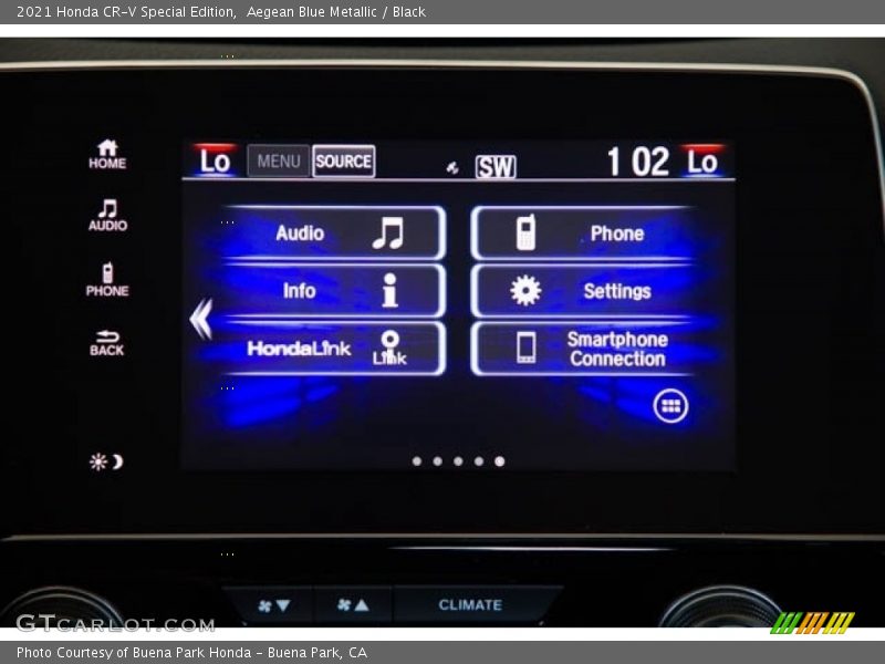 Aegean Blue Metallic / Black 2021 Honda CR-V Special Edition