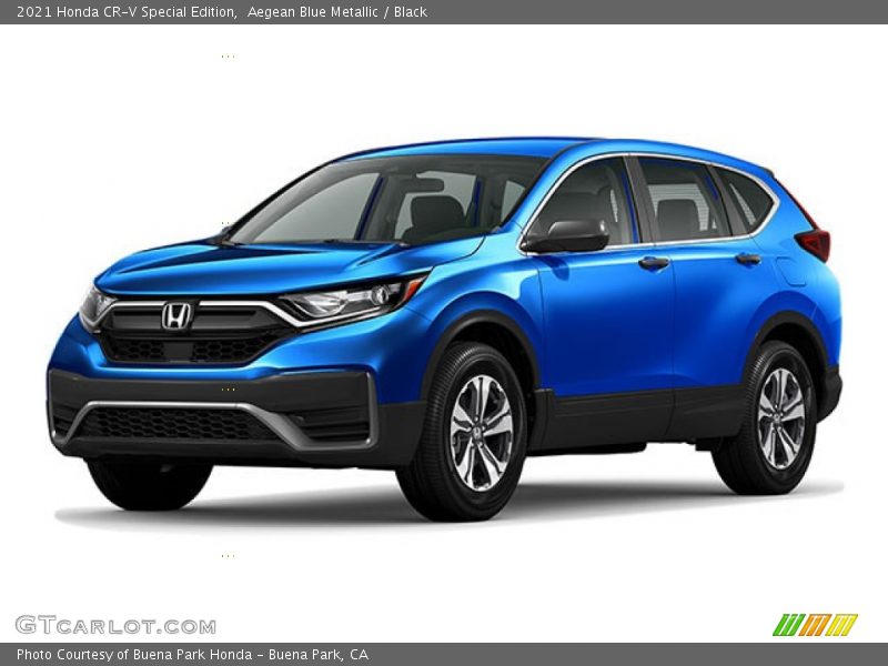 Aegean Blue Metallic / Black 2021 Honda CR-V Special Edition