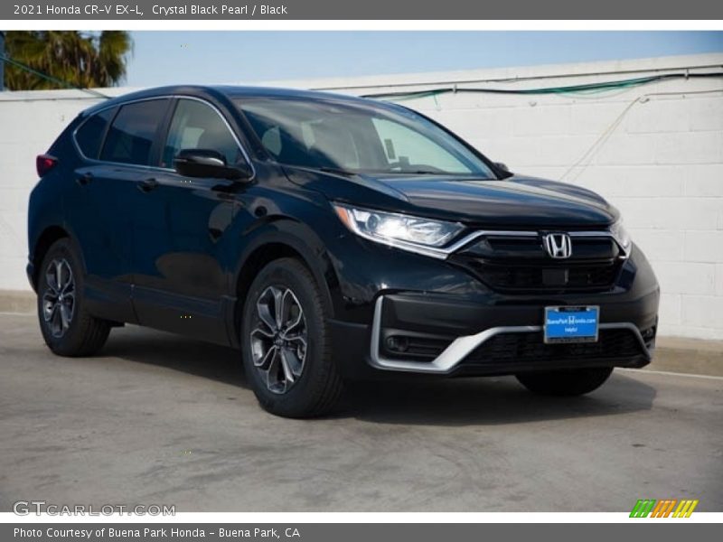 Crystal Black Pearl / Black 2021 Honda CR-V EX-L