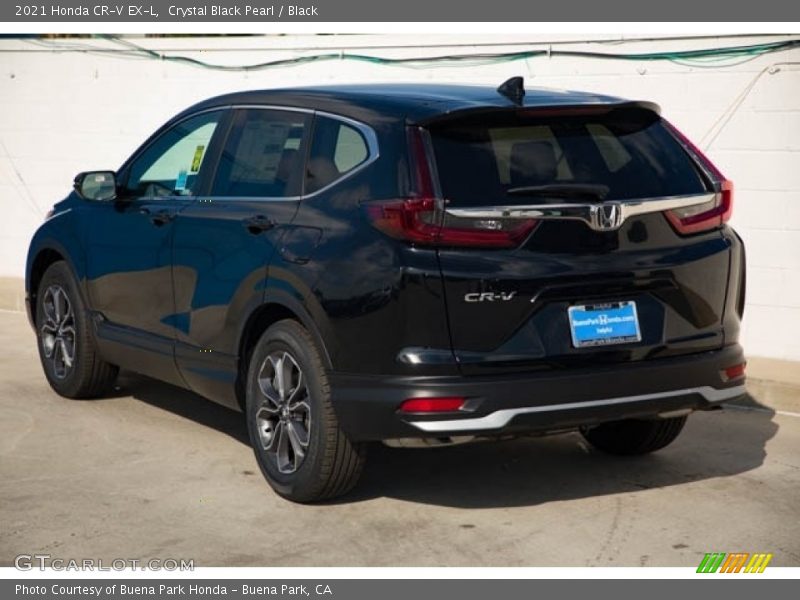 Crystal Black Pearl / Black 2021 Honda CR-V EX-L