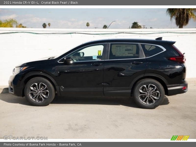 Crystal Black Pearl / Black 2021 Honda CR-V EX-L