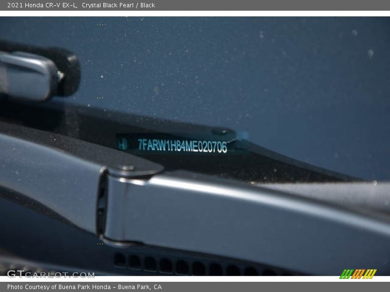 Crystal Black Pearl / Black 2021 Honda CR-V EX-L