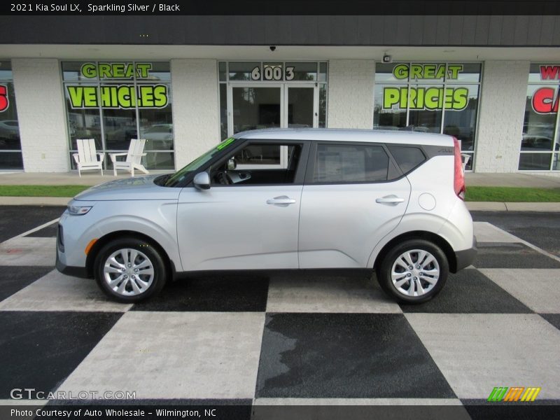 Sparkling Silver / Black 2021 Kia Soul LX