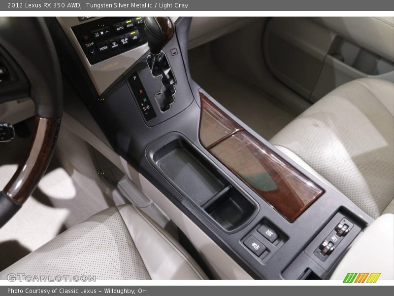 Tungsten Silver Metallic / Light Gray 2012 Lexus RX 350 AWD