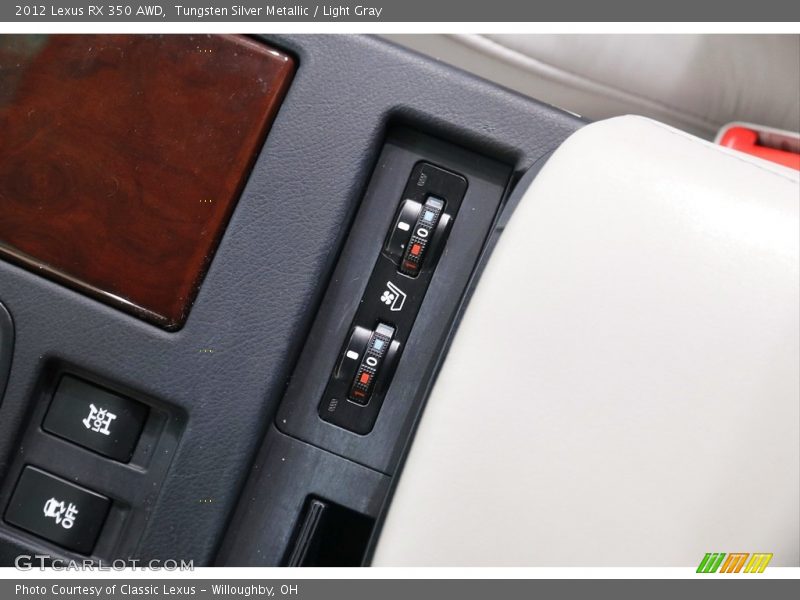 Tungsten Silver Metallic / Light Gray 2012 Lexus RX 350 AWD