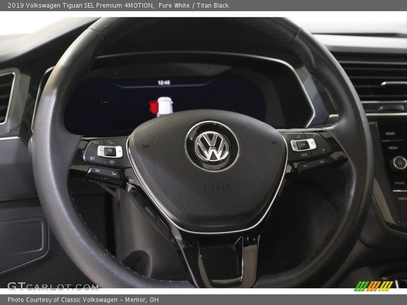 Pure White / Titan Black 2019 Volkswagen Tiguan SEL Premium 4MOTION