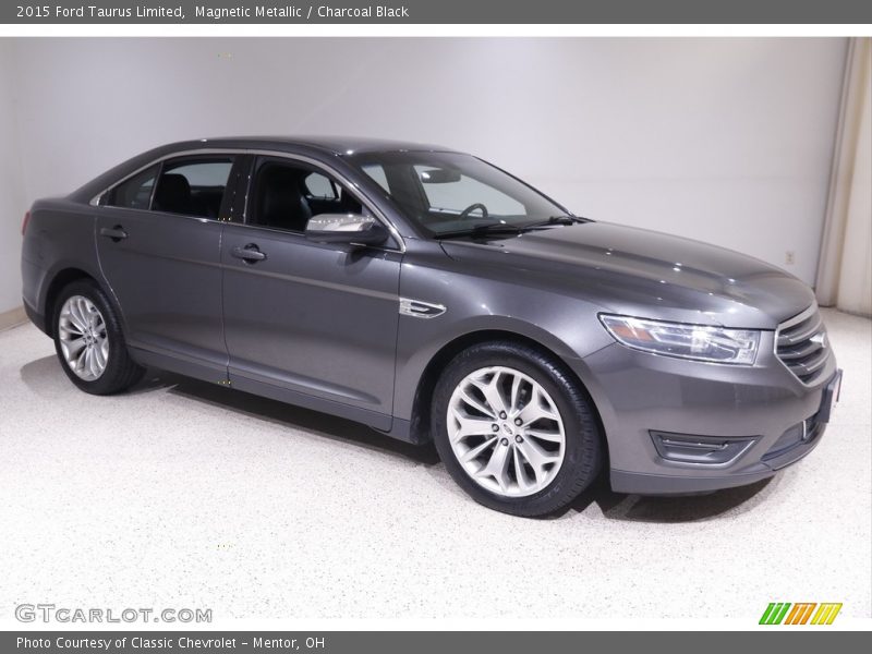 Magnetic Metallic / Charcoal Black 2015 Ford Taurus Limited