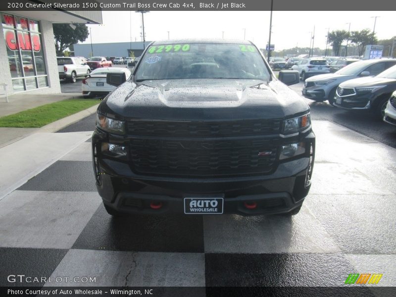 Black / Jet Black 2020 Chevrolet Silverado 1500 Custom Trail Boss Crew Cab 4x4
