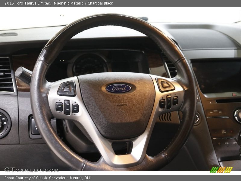 Magnetic Metallic / Charcoal Black 2015 Ford Taurus Limited