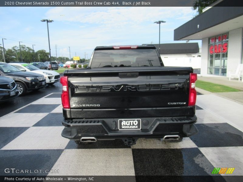 Black / Jet Black 2020 Chevrolet Silverado 1500 Custom Trail Boss Crew Cab 4x4