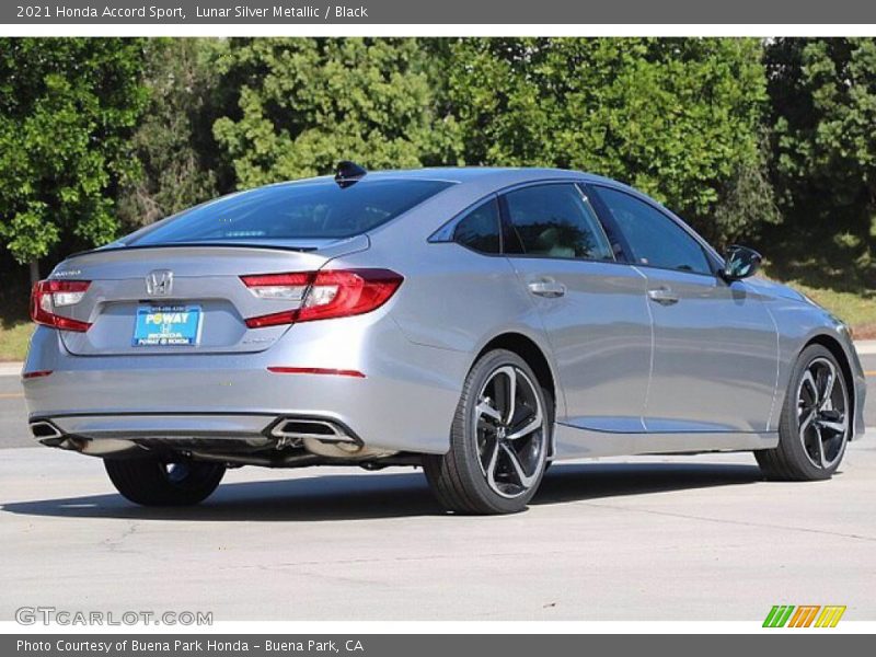 Lunar Silver Metallic / Black 2021 Honda Accord Sport