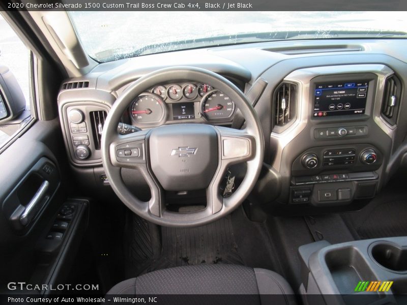 Black / Jet Black 2020 Chevrolet Silverado 1500 Custom Trail Boss Crew Cab 4x4