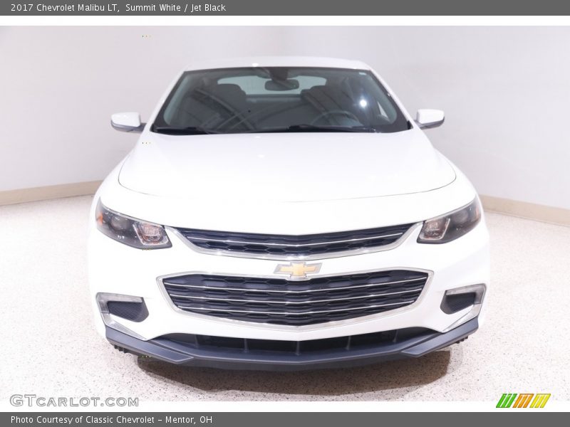 Summit White / Jet Black 2017 Chevrolet Malibu LT