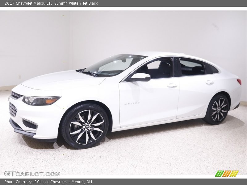 Summit White / Jet Black 2017 Chevrolet Malibu LT