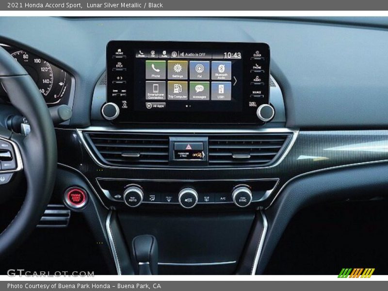 Lunar Silver Metallic / Black 2021 Honda Accord Sport