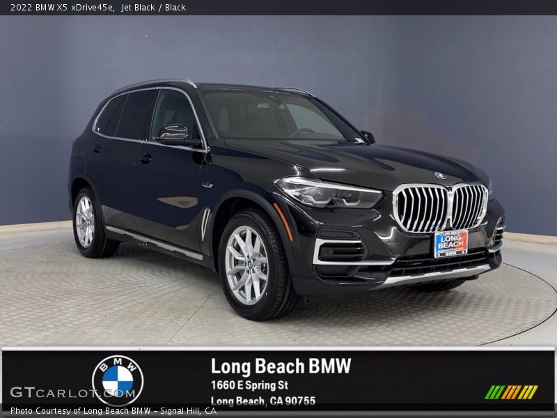 Jet Black / Black 2022 BMW X5 xDrive45e