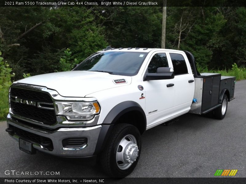 Bright White / Diesel Gray/Black 2021 Ram 5500 Tradesman Crew Cab 4x4 Chassis
