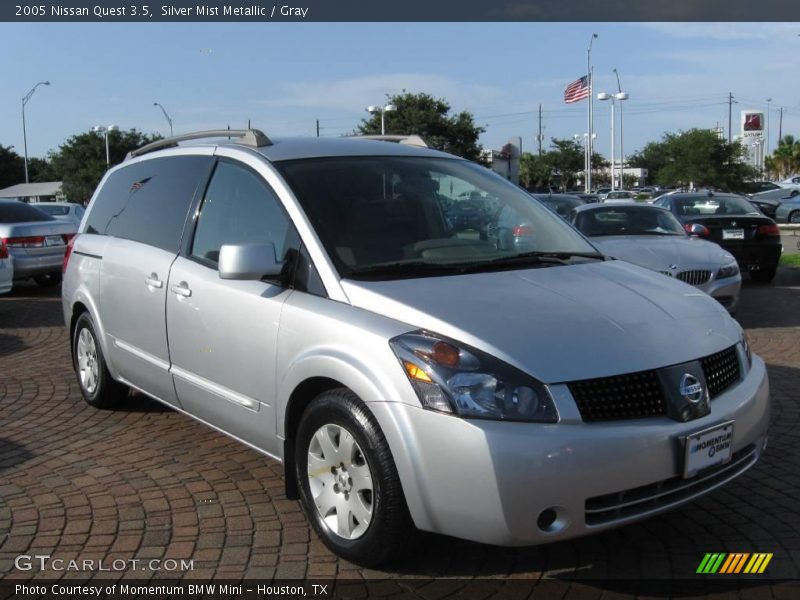 Silver Mist Metallic / Gray 2005 Nissan Quest 3.5