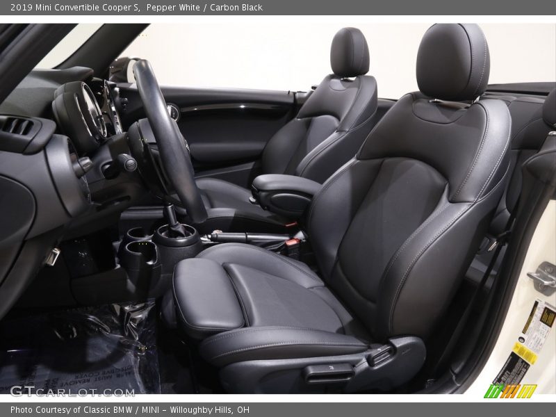 Pepper White / Carbon Black 2019 Mini Convertible Cooper S