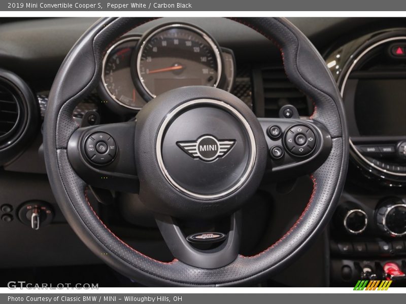 Pepper White / Carbon Black 2019 Mini Convertible Cooper S