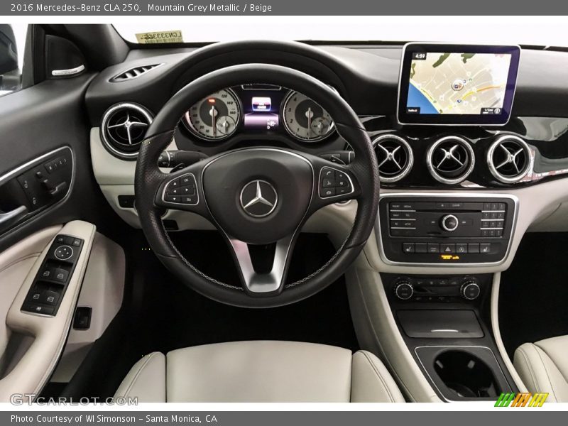 Mountain Grey Metallic / Beige 2016 Mercedes-Benz CLA 250