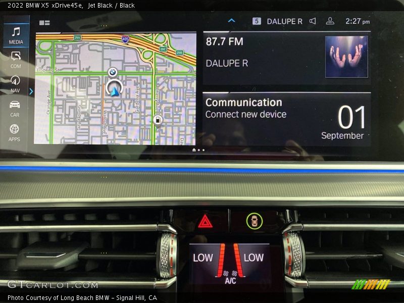 Navigation of 2022 X5 xDrive45e