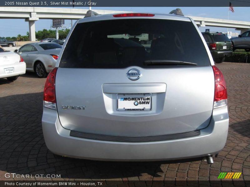 Silver Mist Metallic / Gray 2005 Nissan Quest 3.5