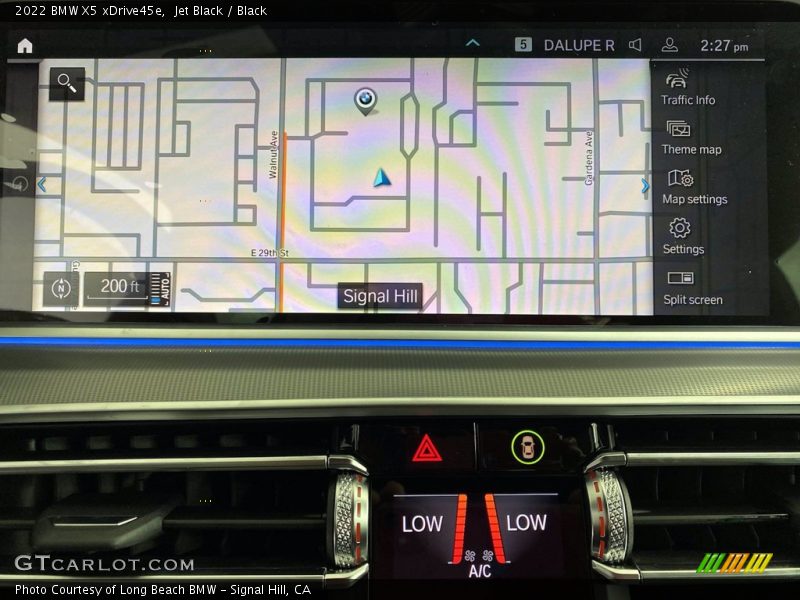 Navigation of 2022 X5 xDrive45e