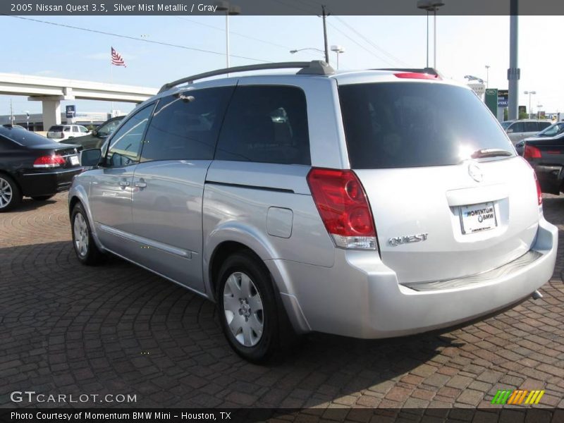Silver Mist Metallic / Gray 2005 Nissan Quest 3.5