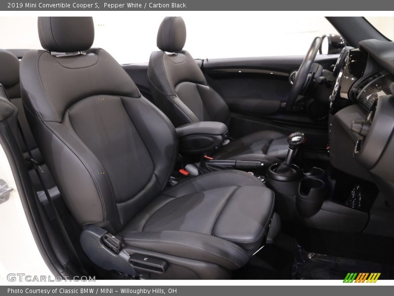Pepper White / Carbon Black 2019 Mini Convertible Cooper S
