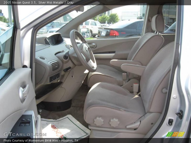 Silver Mist Metallic / Gray 2005 Nissan Quest 3.5