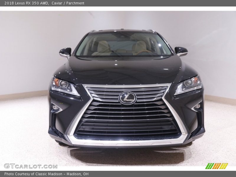 Caviar / Parchment 2018 Lexus RX 350 AWD