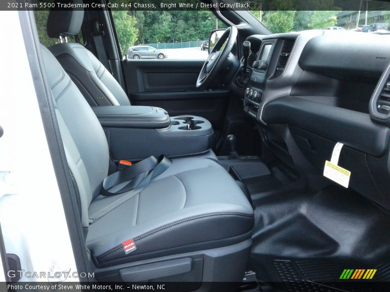 Bright White / Diesel Gray/Black 2021 Ram 5500 Tradesman Crew Cab 4x4 Chassis