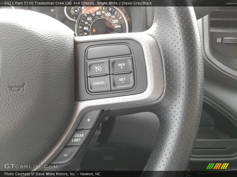 Bright White / Diesel Gray/Black 2021 Ram 5500 Tradesman Crew Cab 4x4 Chassis