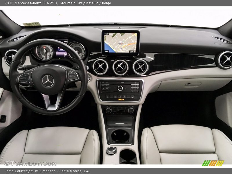 Mountain Grey Metallic / Beige 2016 Mercedes-Benz CLA 250