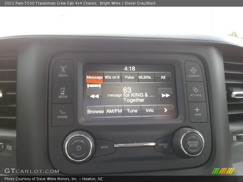 Bright White / Diesel Gray/Black 2021 Ram 5500 Tradesman Crew Cab 4x4 Chassis