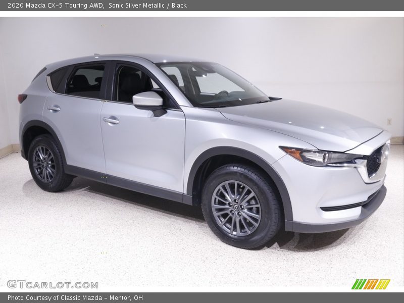 Sonic Silver Metallic / Black 2020 Mazda CX-5 Touring AWD