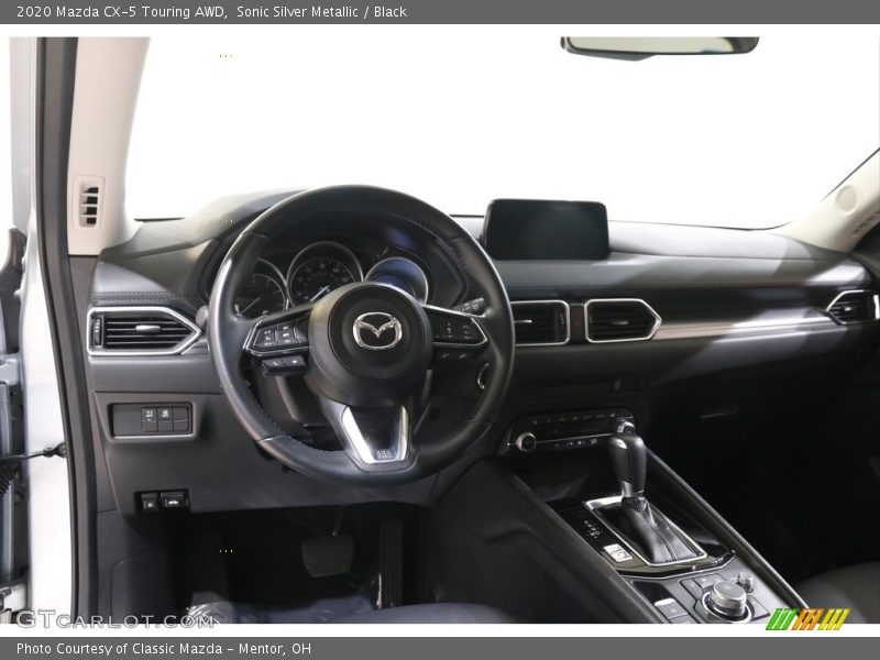 Sonic Silver Metallic / Black 2020 Mazda CX-5 Touring AWD