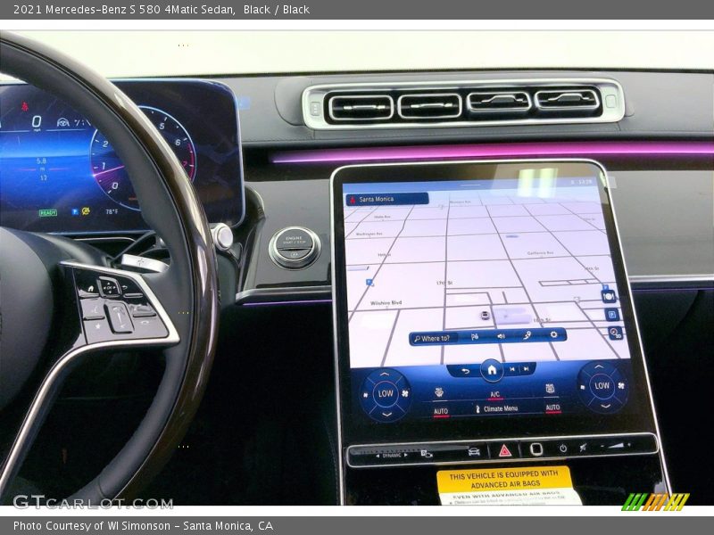 Black / Black 2021 Mercedes-Benz S 580 4Matic Sedan