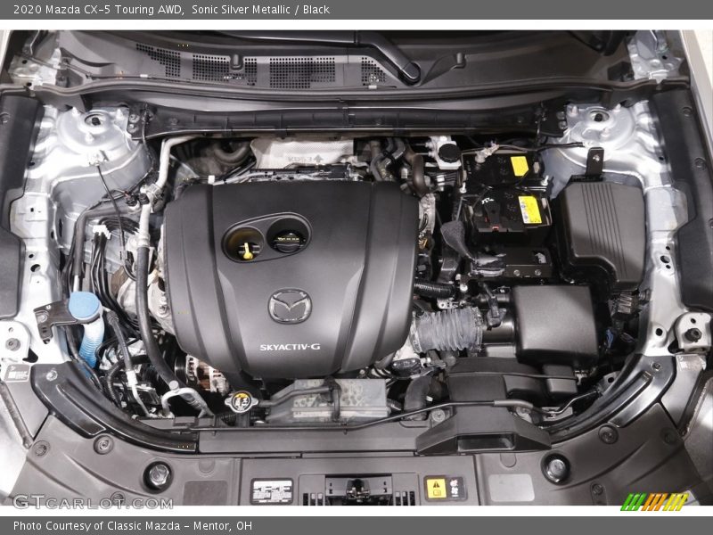 Sonic Silver Metallic / Black 2020 Mazda CX-5 Touring AWD