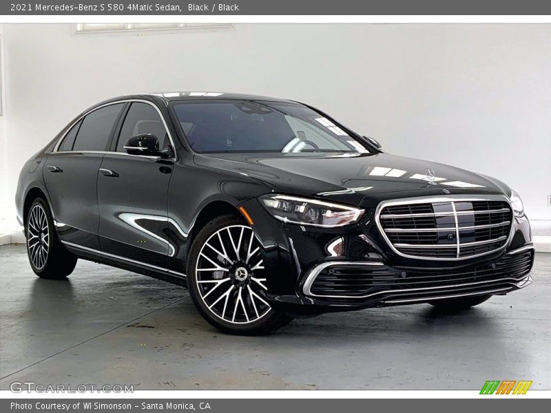 Black / Black 2021 Mercedes-Benz S 580 4Matic Sedan