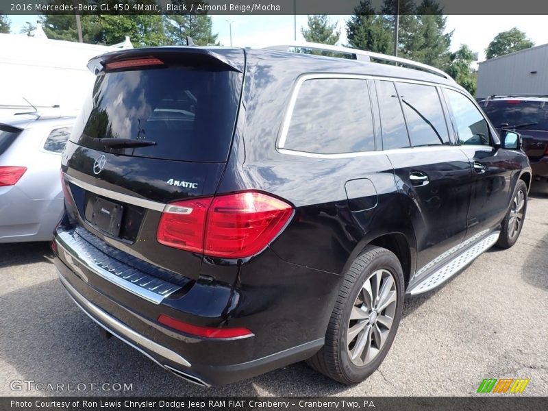 Black / Almond Beige/Mocha 2016 Mercedes-Benz GL 450 4Matic