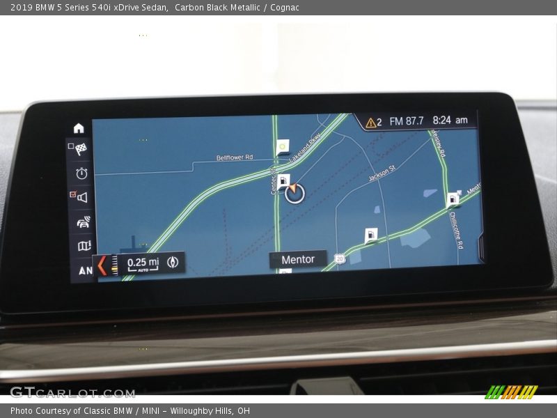 Carbon Black Metallic / Cognac 2019 BMW 5 Series 540i xDrive Sedan