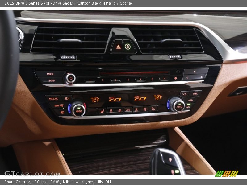 Carbon Black Metallic / Cognac 2019 BMW 5 Series 540i xDrive Sedan