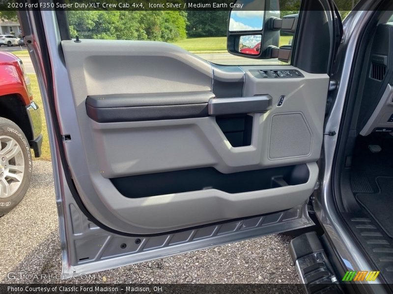 Iconic Silver / Medium Earth Gray 2020 Ford F350 Super Duty XLT Crew Cab 4x4