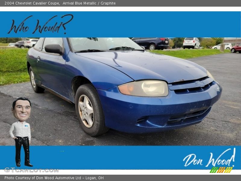 Arrival Blue Metallic / Graphite 2004 Chevrolet Cavalier Coupe
