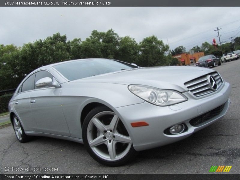 Iridium Silver Metallic / Black 2007 Mercedes-Benz CLS 550