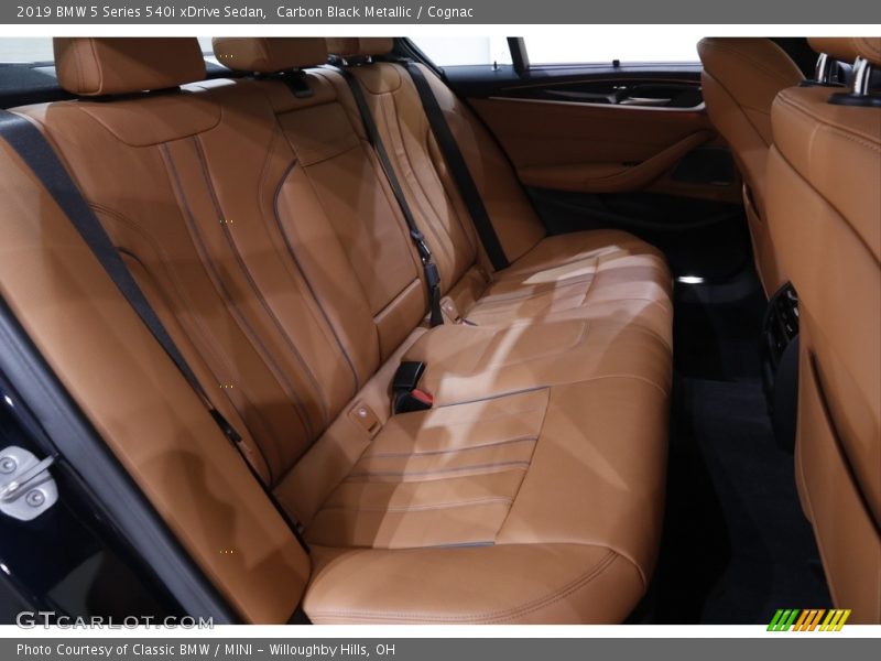Carbon Black Metallic / Cognac 2019 BMW 5 Series 540i xDrive Sedan